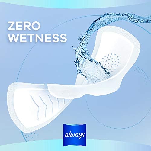 Always Infinity Feminine Pads for Women, Size 3, Extra Heavy Flow, with Wings, Unscented, 28 CT