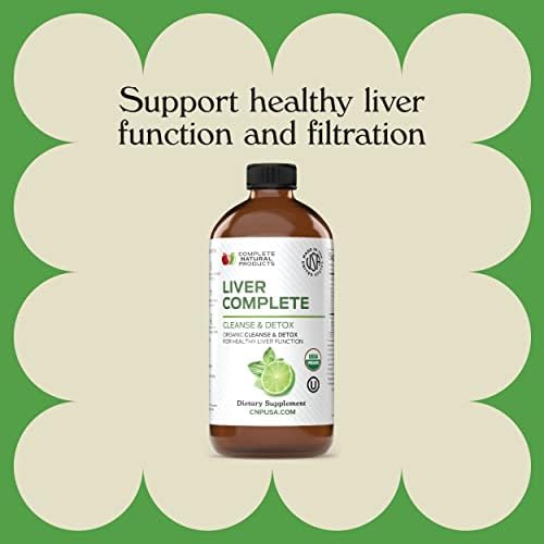 CNP | Liver Complete Liquid 8oz - Milk Thistle Chanca Piedra Detox Aid | Organic liver cleanse liquid with milk thistle, dandelion and chanca piedra for detox support and easy absorbing herbal aid