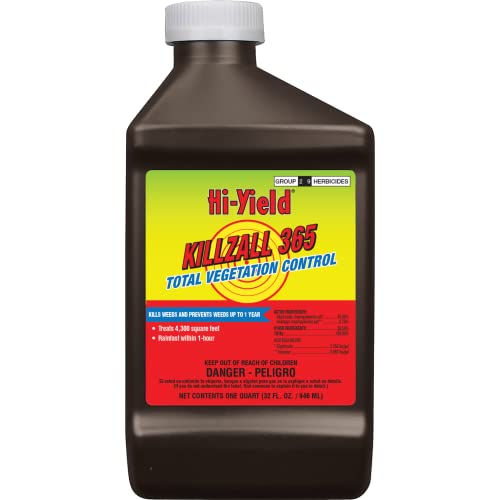 Hi-Yield (32170) Killzall 365, 32 oz | Glyphosate + imazapic extended control - Kills weeds & prevents regrowth for up to 1 year, 32 oz - Property owners
