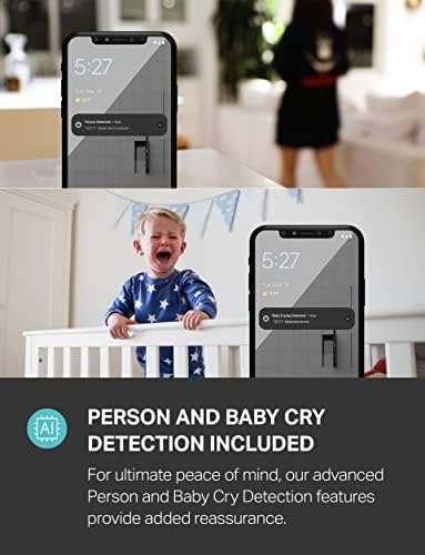 Kasa 1080p Indoor Pan/Tilt Wired Security Camera, Baby & Pet Monitor, EC70