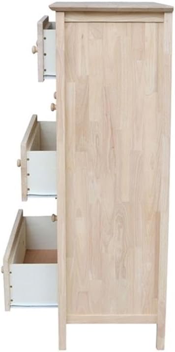 International Concepts Dresser with 3 Drawers, Unfinished