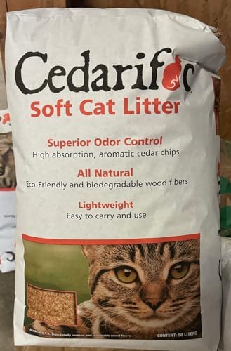 Natural Cedar Chips Cat Litter