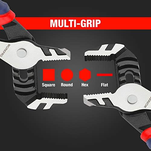 WORKPRO 3 Piece Groove Joint Plier Set