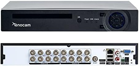 4CH 1080N Hybrid 5-in-1 AHD DVR (1080P NVR+1080N AHD+960H Analog+TVI+CVI) Standalone DVR CCTV Surveillance Security System Video Recorder Motion Detection， Hard Drive not Included