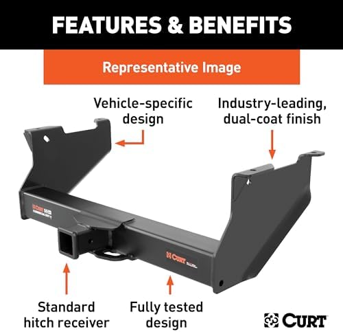 Curt 15800 CD+ Black Class-5 Trailer Hitch