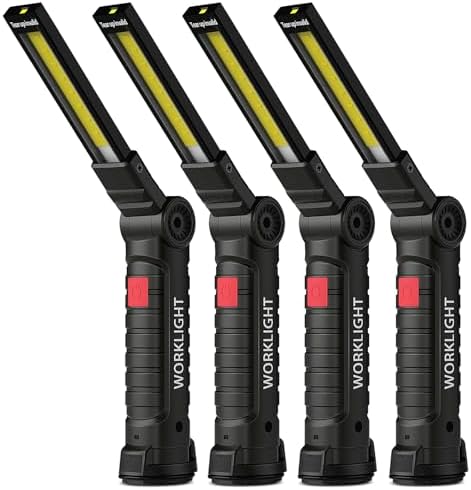 Coquimbo 2 Pack Rechargeable Work Light, Christmas Tool Gifts for Men Dad