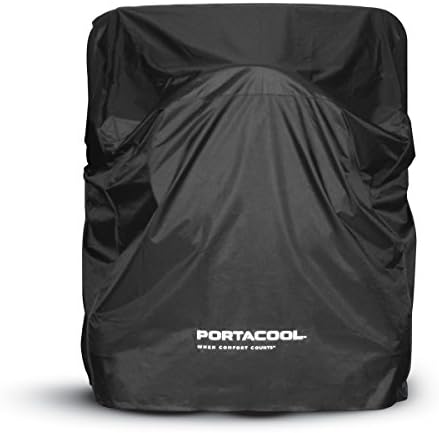 Portacool PARCVRJ26000 Protective Cover for Portacool PACJS2601A1 Jetstream 260 Portable Evaporative Coolers, Vinyl, Black
