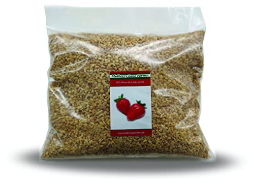 Peanuts, Chopped, 4 Pounds, Roasted, No Salt Unsalted, Great for Candy Apples, Baking, On Ice Cream Bulk, Product of USA, Mulberry Lane Farms