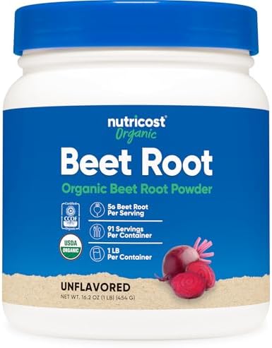 Nutricost Organic Beet Root Powder (1 LB) Certified USDA Organic