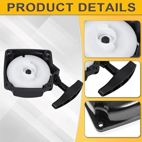 Podoy Recoil Pull Starter with Claw Pawl Cog for 33cc-50cc Small Engines | Compatible with 33cc 43cc 47cc 49cc 50cc Pocket Bike Dirt Bike Scooter