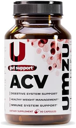 UMZU zuACV Apple Cider Vinegar Capsules, 30 Day Supply