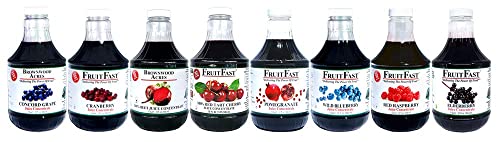 Red Tart Cherry Juice Concentrate by FruitFast - (32 FL OZ) Unsweetened, 68 Brix Pure Concentrated Juice - 100% Dark Cherry Extract - No Additives or Fillers!