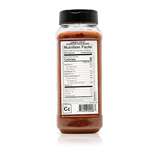 Spiceology Cowboy Crust Espresso Chile Seasoning, 4.4 oz | Bold Coffee Spice Blend & Dry Rub For Beef Brisket, Pork Chops, Steak, Chicken Thighs & Ribs