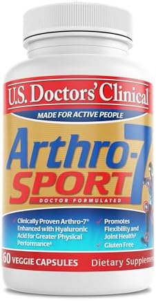 U.S. Doctors' Clinical Arthro-7 Joint Support Supplement - 60 Capsules | Clinically proven AR7 blend with turmeric, collagen, MSM & bromelain for healthy joints and mobility.* 60 capsules.