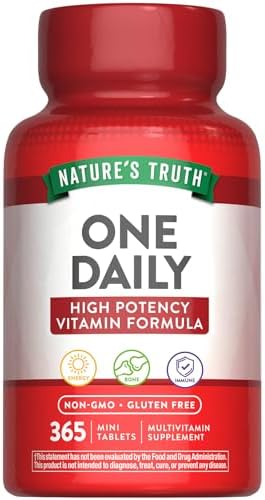 Nature's Truth One Daily Multivitamin for Men and Women | 365 Mini Tablets