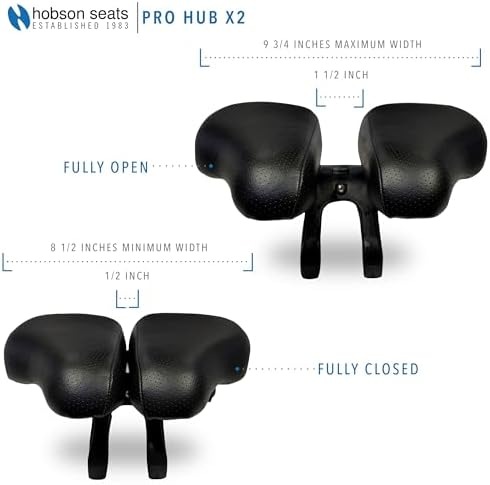 Hobson Pro Hub X2 Saddle – Ultimate Long-Distance Comfort with Magnesium Alloy, Gel Foam Padding
