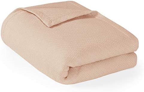 Madison Park Liquid Cotton Luxury Blanket Premium Soft Cozy 100% Ring Spun Cotton For Bed , Couch or Sofa, Full/Queen, Light Blue | Breathable Fabric for Bed or Couch, Diamond Pattern, Lightweight, OEKO-TEX Certified