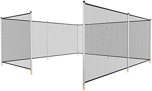 Patio Pool Fence Gate for Inground Pools with Privacy Fence Gate Door for Garden Deck Backyard Chicken Dog Outdoor Security Gate Removable 6’ H X