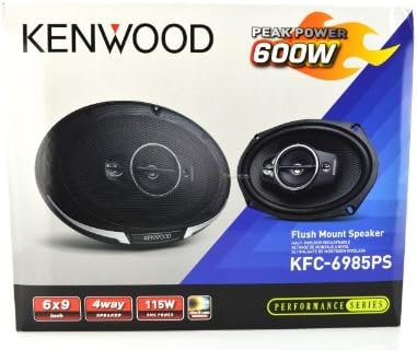 Kenwood KFC-6985PS 6 x 9 Inches Performance Series 4-Way Coaxial Speakers, Set of 2