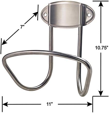 Liberty Garden 681 Hose Hanger, Holds 125-Feet of 5/8-Inch Hose - Stainless Steel