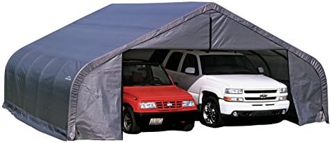 ShelterLogic ShelterCoat 22 x 20 x 1 ft Green Garage Peak