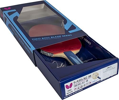 Butterfly Timo Boll ALC Blade & Tenergy 05 Rubber Shakehand Table Tennis Racket - Pro-Line Series - Comprised of Our Most Popular Blade and Rubbers