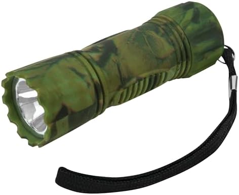 Performance Tool W2455 Storm 65 Lumen Camo Composite LED Flashlight | Submersible to one meter. 6.5-hour run time. 76m beam distance. Super bright