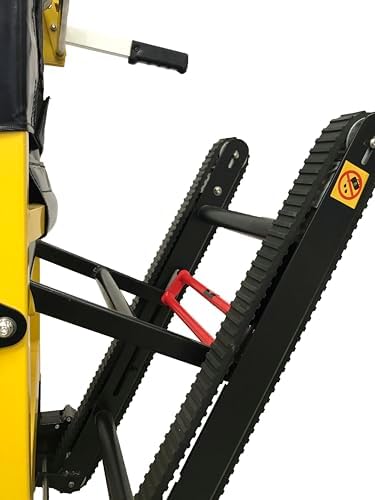 LINE2design Mobility Chair - Mobile Chair 70007-Y, Premium Emergency Transport Manual Track Solutions - Load Capacity: 400 lb. Yellow.