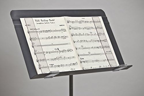 Clear Music Clips Sheet Music Holder for Music Stand, Durable Break-Resistant Flexible Plastic MADE IN USA