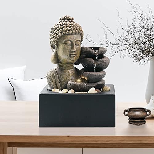 Resin LED Indoor Water Fountains | Office, Home Relocation Gifts