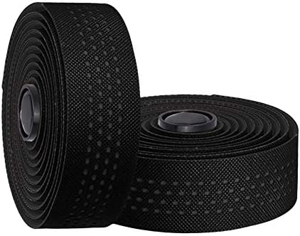 Tvoip 2 Rolls Soft Road Bike Bicycle Handlebar Cork EVA PU Bar Tape Professional Cycling Damping Anti-Vibration Wrap