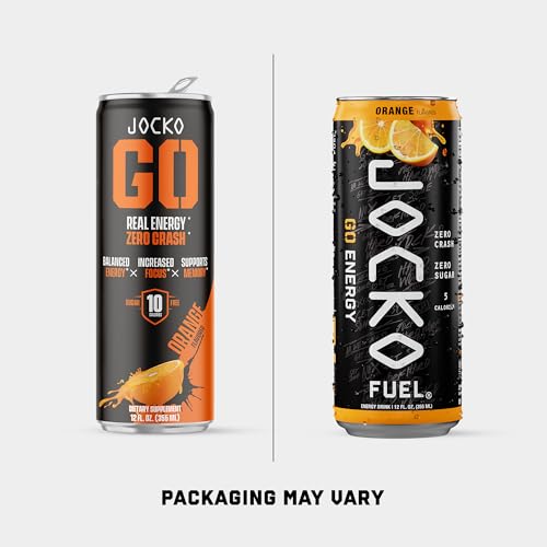 Jocko Fuel GO Energy Drinks, Sour Apple, 12 oz | 12 Pack