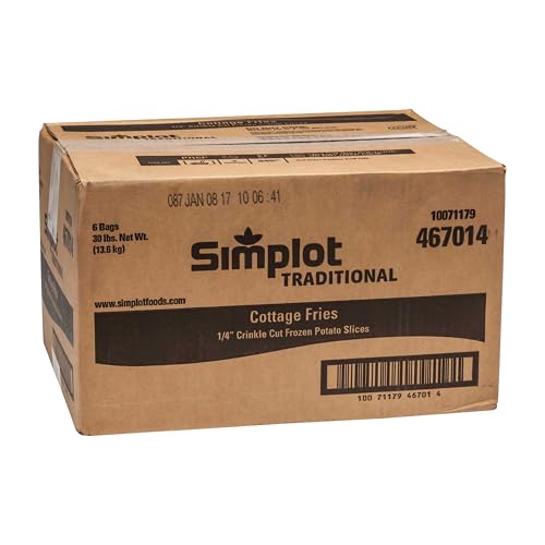 Simplot Traditional Cottage French Fries, 5 Pound -- 6 per case.