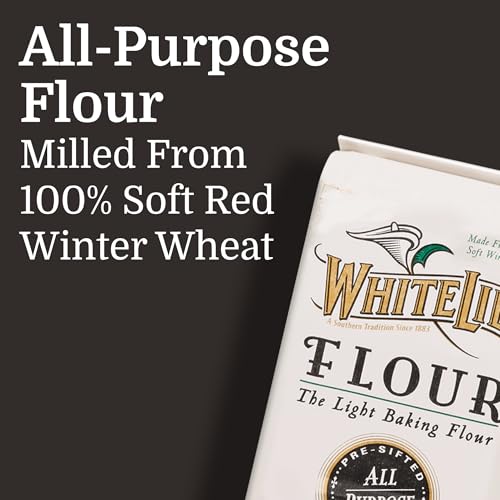 White Lily All Purpose Flour, 5 Pound Bag – Non-GMO, Kosher | Enriched Bleached Flour for Baking, Biscuits, Cookies, Cakes & Everyday Recipes