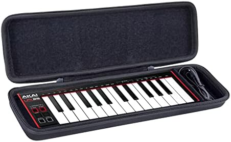 khanka Hard Carrying Case Replacement for AKAI Professional LPK25 - USB MIDI Keyboard Controller, Case Only