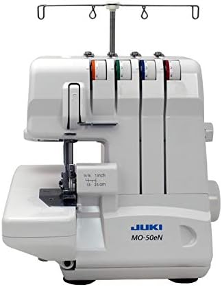 Juki, MO-50E, 3 or 4 Thread Serger, Lay In Tensions, Adjustable Differential Feed, Built In Rolled Hem, Automatic Lower Looper Threader