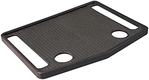 Support Plus Walker Tray Table - Mobility Table for Walker with Non-Slip Mat, Accessories, and Cup Holder (21"x16") - Gray
