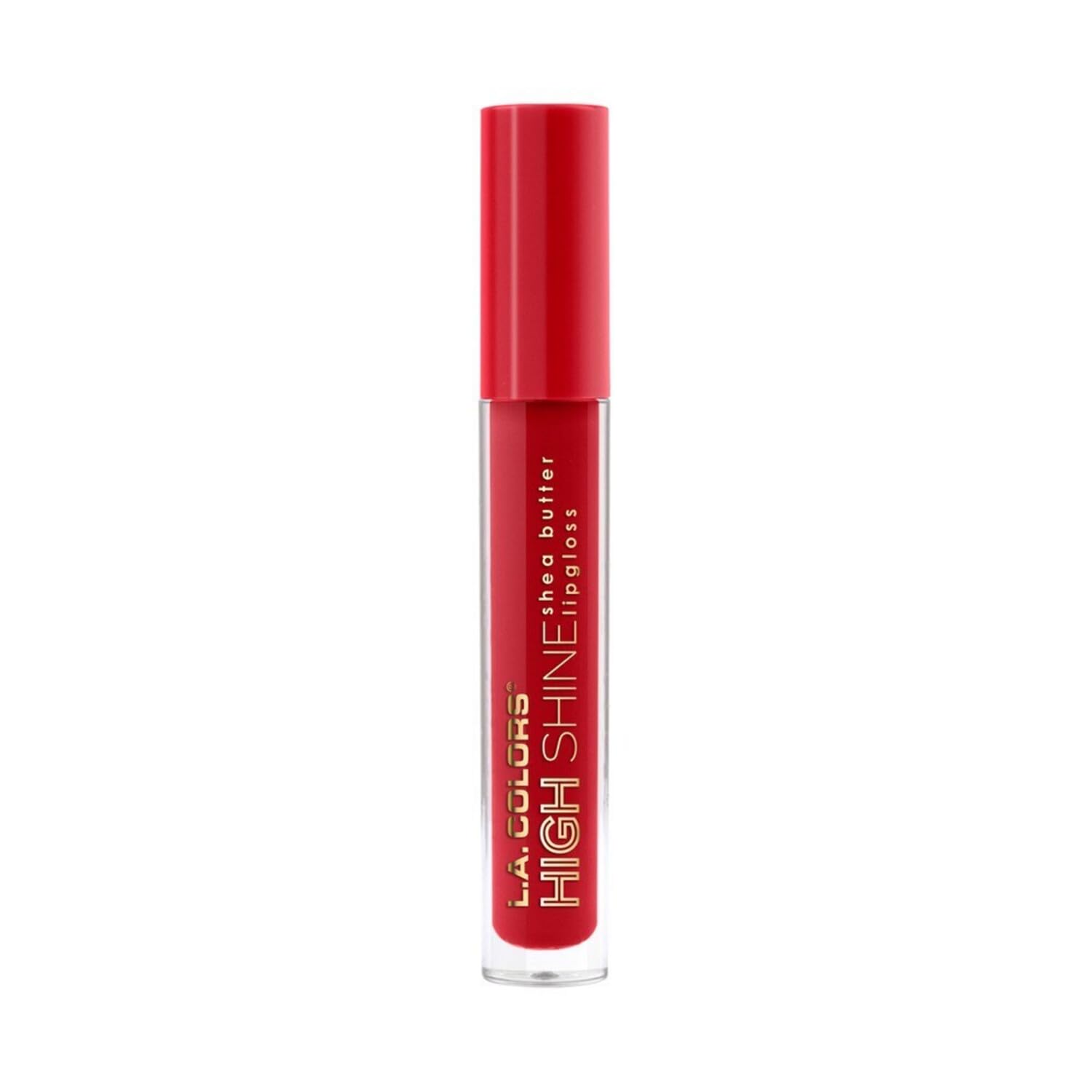 L.A. COLORS High Shine Shea Butter Lip Gloss, Baby Cakes, 0.14 Oz