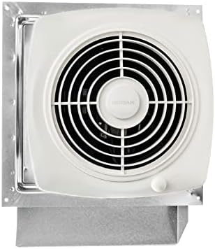 Broan-NuTone 509 Through-the-Wall Ventilation Fan White Cover, 200 CFM, 8.5 Sones, 8"