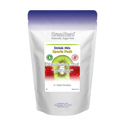 GramZero Grape Sugar Free Drink Mix Sports Pack, Great For Nutrition Club Loaded Teas, Zero Calorie, Stevia Sweetened