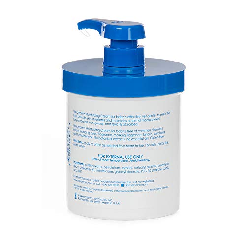 Vanicream Moisturizing Skin Cream for Sensitive Skin 16 oz (Pack of 12)