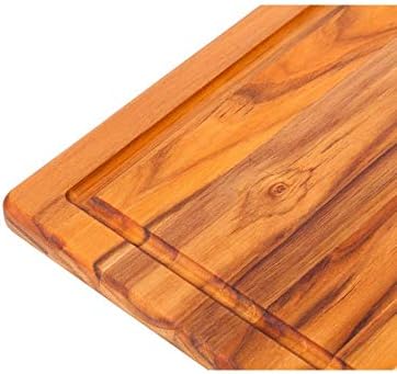 Teakhaus Cutting Board, Wood, Brown, 40 x 28 x 1.4 cm