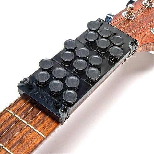 Guitar Attachment, Eliminates Finger Pain, 110 Chords Available, Fits MOST Full Sized Acoustic Guitar, L/H OK, Not A Beginner Tool