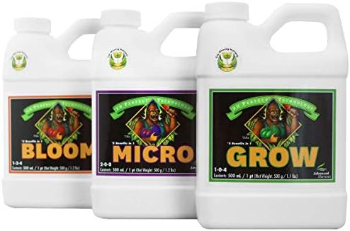 Advanced Nutrients ANBGMBD500 Bloom, Micro, Grow Fertilizer Bundle, 500ml Each, Original Version