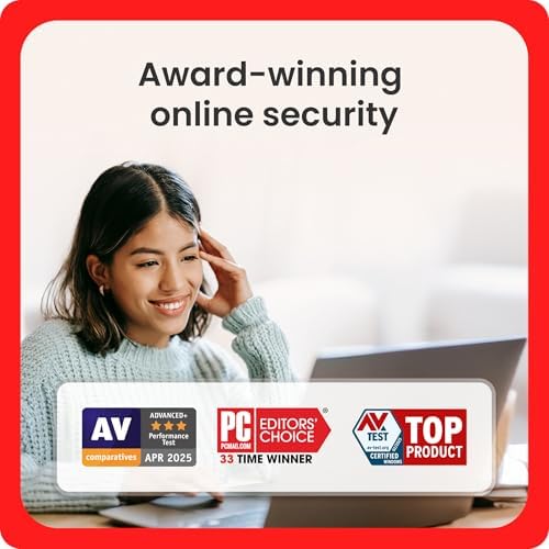 McAfee Total Protection 2026 Antivirus Software, 10+ Devices | Auto-Renews