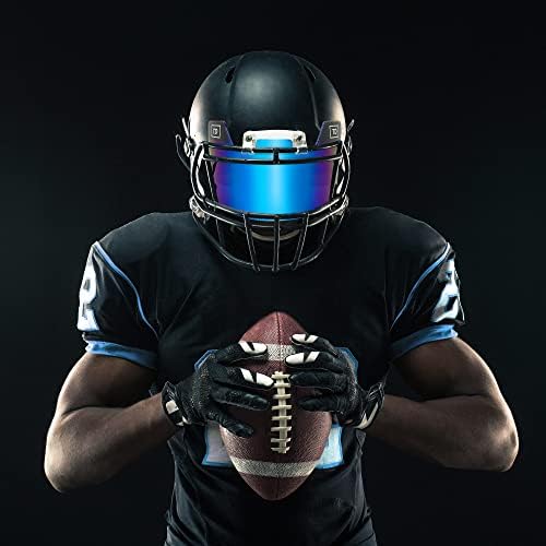 TD Sports Football Visor | Fits Kids, Youth, and Adult Helmets | Eye Protection for Helmet and Facemask