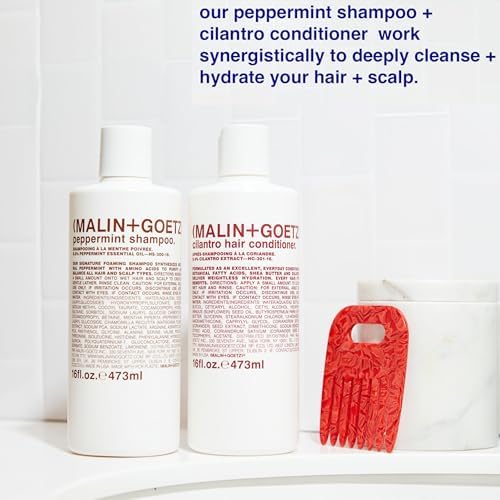 MALIN+GOETZ Clarifying Shampoo | Cool Peppermint Formula | Daily Cleanser with Amino Acids | For All Hair Types | Vegan, Sulfate-Free & Unisex