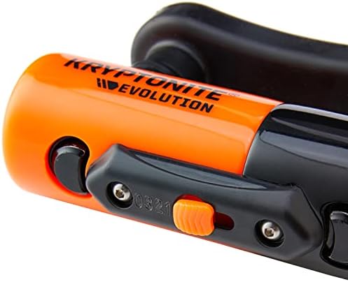 Kryptonite Evolution Compact Disc Lock, 13mm Hardened Max-Performance Steel Shackle, Sold Secure Gold and Art 4-Star