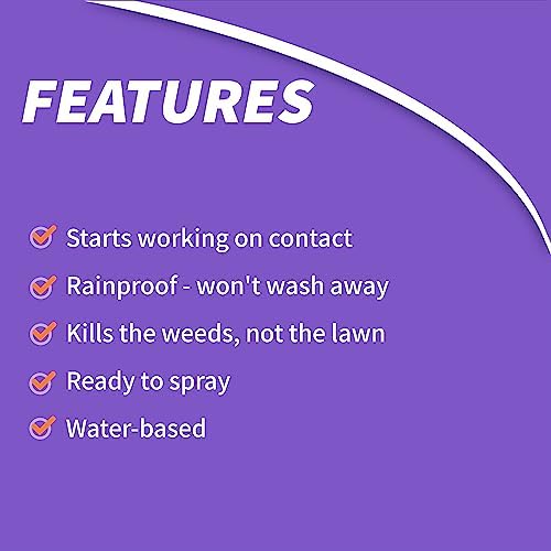 Bonide Sedge Ender, 16 oz Ready-to-Spray Weed Killer For Outdoors, Fast-Acting and Rainproof, Lawn Friendly Formula | Fast-Acting, Rainproof