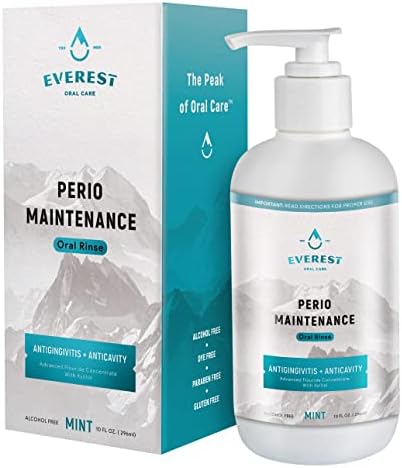 Perio Maintenance Alcohol Free Mouthwash – Concentrated Mouthwash for Bad Breath, Plaque, Sensitive Teeth